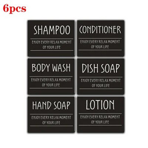 3db fürdőszobai sampon szappanadagoló palack, nagy kapacitású 300/500 ml-es prés típusú lotion üres palack