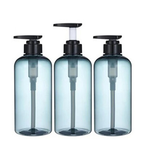 3db fürdőszobai sampon szappanadagoló palack, nagy kapacitású 300/500 ml-es prés típusú lotion üres palack