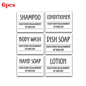 3db fürdőszobai sampon szappanadagoló palack, nagy kapacitású 300/500 ml-es prés típusú lotion üres palack