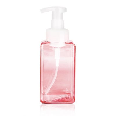 250 ml / 450 ml habos kézmosó prés palack Utazó műanyag átlátszó üres folyékony tusfürdő hab szivattyúfejű spray palack