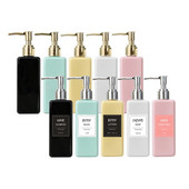 Flacon dozator de săpun de 250 ml, pătrat, șampon, balsam, sticlă de depozitare, pentru depozitare de călătorie, sticlă reîncărcabilă, accesorii pentru baie