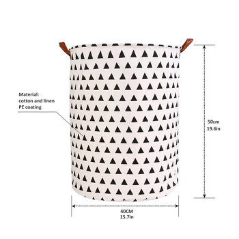 Сгъваема кошница за пране Коша за пране с голям капацитет Кофа за съхранение на мръсни дрехи Органайзер Кофа Домашна чанта за съхранение