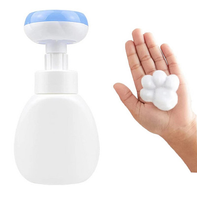 10oz dozator pjenastog sapuna za ruke slatka mačja šapa cvijet pečat u obliku pumpice boce prazne plastične posude za šampon za lice kuhinja