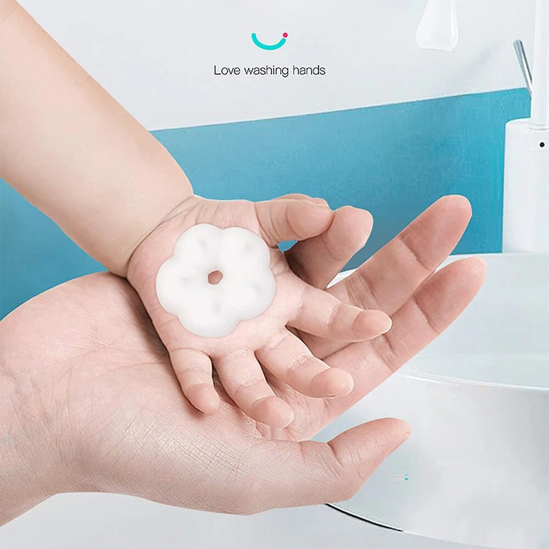 10oz dozator pjenastog sapuna za ruke slatka mačja šapa cvijet pečat u obliku pumpice boce prazne plastične posude za šampon za lice kuhinja