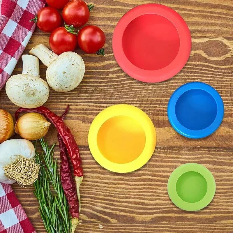 4tk/komplekti silikoonist värske säilituskaas Kööginõud Kööginõud Kööginõud