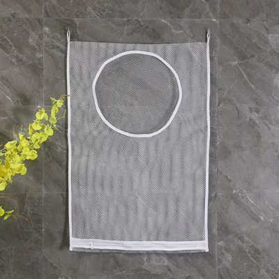 Nešvarių drabužių laikymo krepšys krepšelis rėmas kibiras Sulankstomas tinklinis skalbimas vonios kambarys pakabinamas buitinių drabužių laikiklis su kabliuku