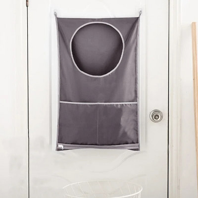 Nešvarių drabužių laikymo krepšys krepšelis rėmas kibiras Sulankstomas tinklinis skalbimas vonios kambarys pakabinamas buitinių drabužių laikiklis su kabliuku