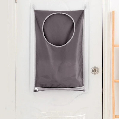 Nešvarių drabužių laikymo krepšys krepšelis rėmas kibiras Sulankstomas tinklinis skalbimas vonios kambarys pakabinamas buitinių drabužių laikiklis su kabliuku