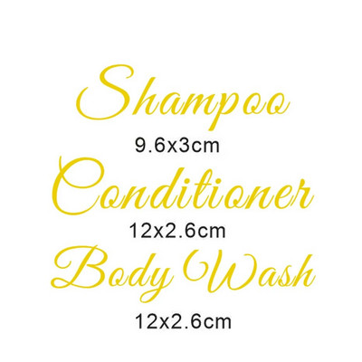 Επαναχρησιμοποιήσιμο Σαμπουάν Conditioner Body Wash Dispenser for Hotel Bathroom Shower Dispenser Άδεια μπουκάλια πρέσας με χρυσή αντλία