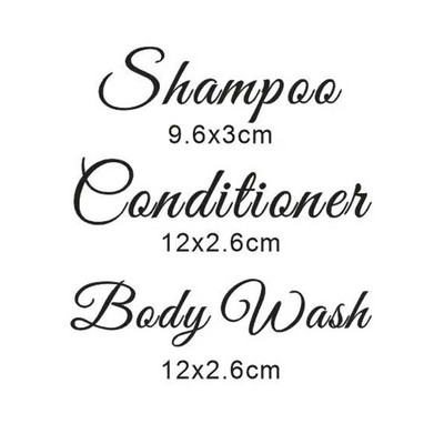 Επαναχρησιμοποιήσιμο Σαμπουάν Conditioner Body Wash Dispenser for Hotel Bathroom Shower Dispenser Άδεια μπουκάλια πρέσας με χρυσή αντλία