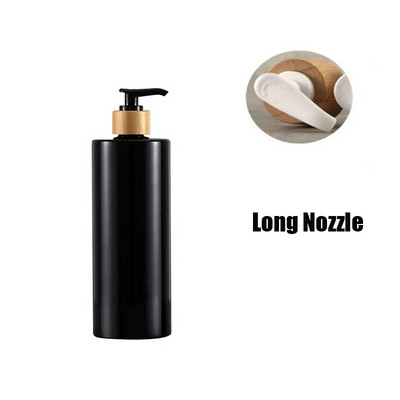 Boca sa dozatorom sapuna od 300/500 ml Bambusova pumpa Šampon Sredstvo za pranje tijela Regenerator Spremnik za pranje posuđa Punjenje losiona Dodatna boca