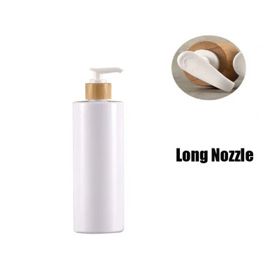 Boca sa dozatorom sapuna od 300/500 ml Bambusova pumpa Šampon Sredstvo za pranje tijela Regenerator Spremnik za pranje posuđa Punjenje losiona Dodatna boca