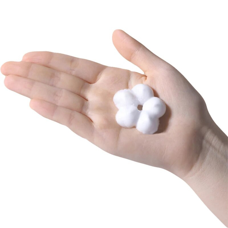 Pjena za gašenje požara od sapuna u obliku cvijeta, plastična prozirna boca, putna pumpa za pjenu za gel za tuširanje, kupaonska boca.