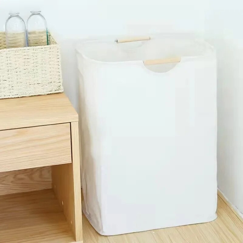 Košara za rublje Pamučna lanena sklopiva korpa za rublje Vodootporni organizator Kanta za odjeću Igračke Kućna košara za pohranu velikog kapaciteta