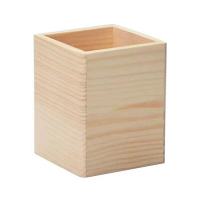 Patvarus rašiklio laikiklis Tvirta pieštukų laikymo dėžutė Didelės talpos nedažytos trintuko liniuotės pieštukų laikymo dėžutė