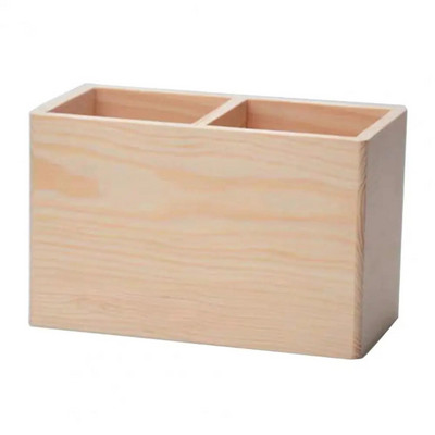 Patvarus rašiklio laikiklis Tvirta pieštukų laikymo dėžutė Didelės talpos nedažytos trintuko liniuotės pieštukų laikymo dėžutė