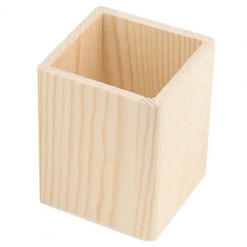 Patvarus rašiklio laikiklis Tvirta pieštukų laikymo dėžutė Didelės talpos nedažytos trintuko liniuotės pieštukų laikymo dėžutė