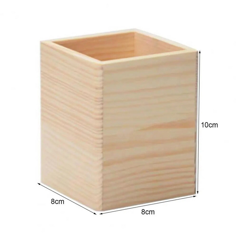 Patvarus rašiklio laikiklis Tvirta pieštukų laikymo dėžutė Didelės talpos nedažytos trintuko liniuotės pieštukų laikymo dėžutė