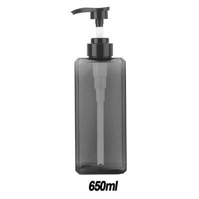 Distribuitor de săpun reîncărcat pătrat din plastic, șampon, loțiune de corp, pompă de dozator de săpun pentru vase, sticla pentru bucătărie, baie