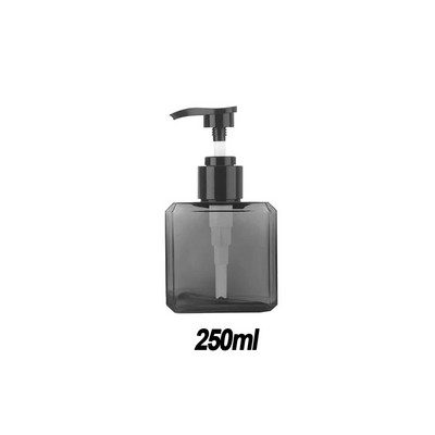 Distribuitor de săpun reîncărcat pătrat din plastic, șampon, loțiune de corp, pompă de dozator de săpun pentru vase, sticla pentru bucătărie, baie