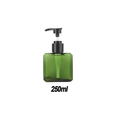 Distribuitor de săpun reîncărcat pătrat din plastic, șampon, loțiune de corp, pompă de dozator de săpun pentru vase, sticla pentru bucătărie, baie