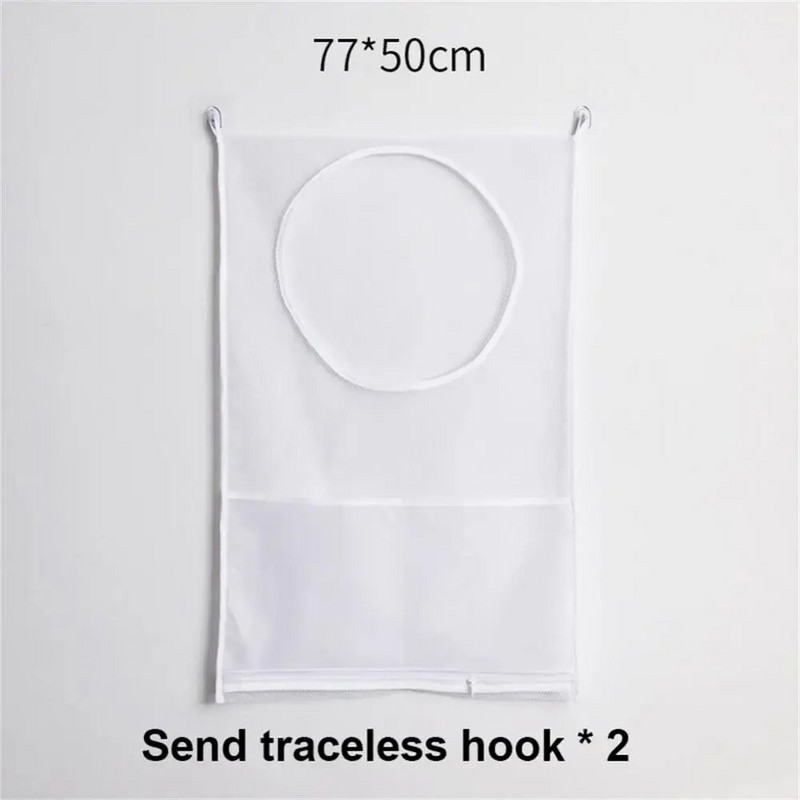 Poliészter hálós mosodai kosár Falra szerelhető összecsukható tárolótáska Piszkos ruházat Gyermekjáték Különféle cikkek Szervező Akasztótáska Kezdőlap