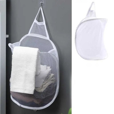 Kokkupandav Hoiu Pesukorv Korraldaja Määrdunud riided Võrkkott Majapidamine Seinale kinnitatav vannitoariided Rippuvad korvid Kopp