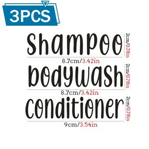 Dozator de săpun de baie Flacon reîncărcat șampon Gel de duș Dispenser de loțiune Sticla goală de presare Etichetă impermeabilă 500/750ml
