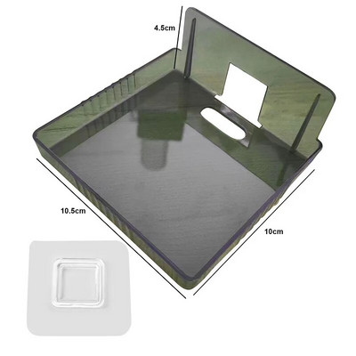 Suporturi de depozitare montate Raft de perete pentru discuri Rafturi de afișare cu montare din vinil acrilic Suport transparent Suport de depozitare plutitor