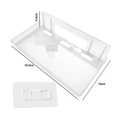 Suporturi de depozitare montate Raft de perete pentru discuri Rafturi de afișare cu montare din vinil acrilic Suport transparent Suport de depozitare plutitor