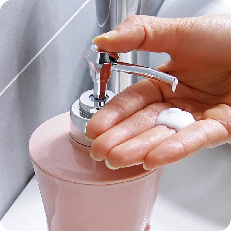 400 ml-es folyékony szappanadagoló pumpa fürdőszobai tusfürdő sampon tartály nyomópalackok kézi szappanadagoló konyhai mosogatóhoz