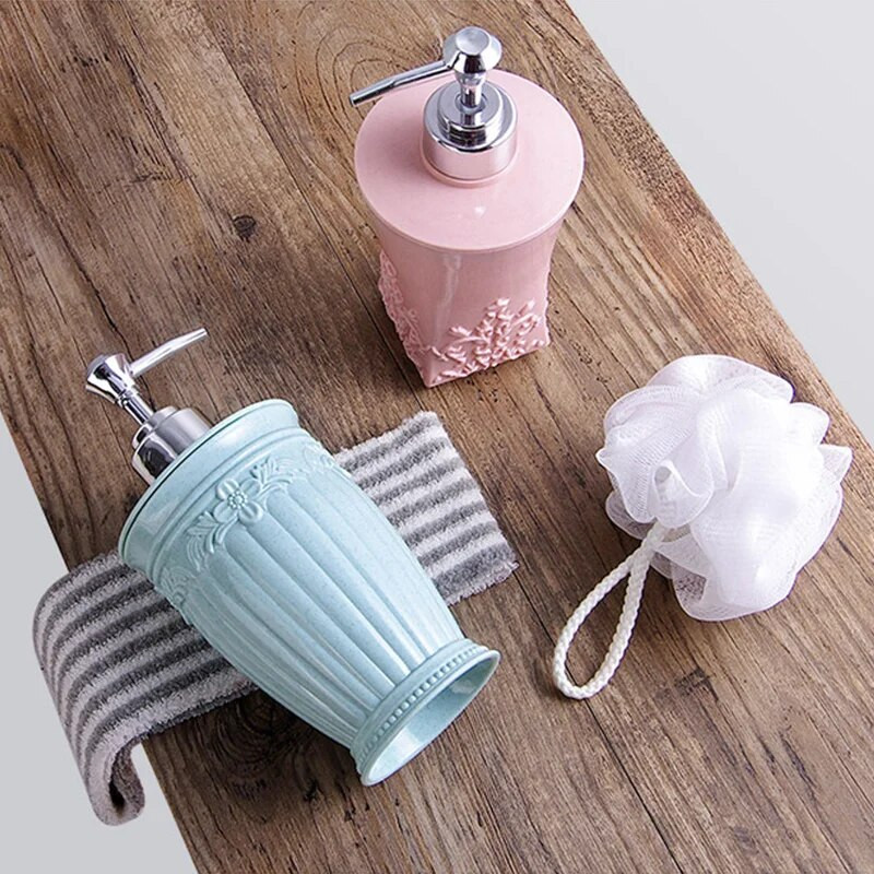 400 ml-es folyékony szappanadagoló pumpa fürdőszobai tusfürdő sampon tartály nyomópalackok kézi szappanadagoló konyhai mosogatóhoz