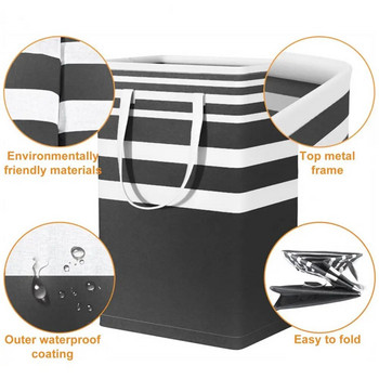 75L кошница за пране Сгъваема сгъваема кошница за мръсни дрехи с голям капацитет Водоустойчива чанта за съхранение на дрехи Играчки Организатор за пране