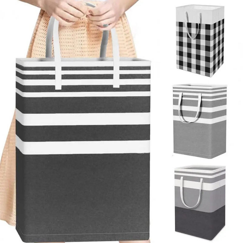 75L кошница за пране Сгъваема сгъваема кошница за мръсни дрехи с голям капацитет Водоустойчива чанта за съхранение на дрехи Играчки Организатор за пране