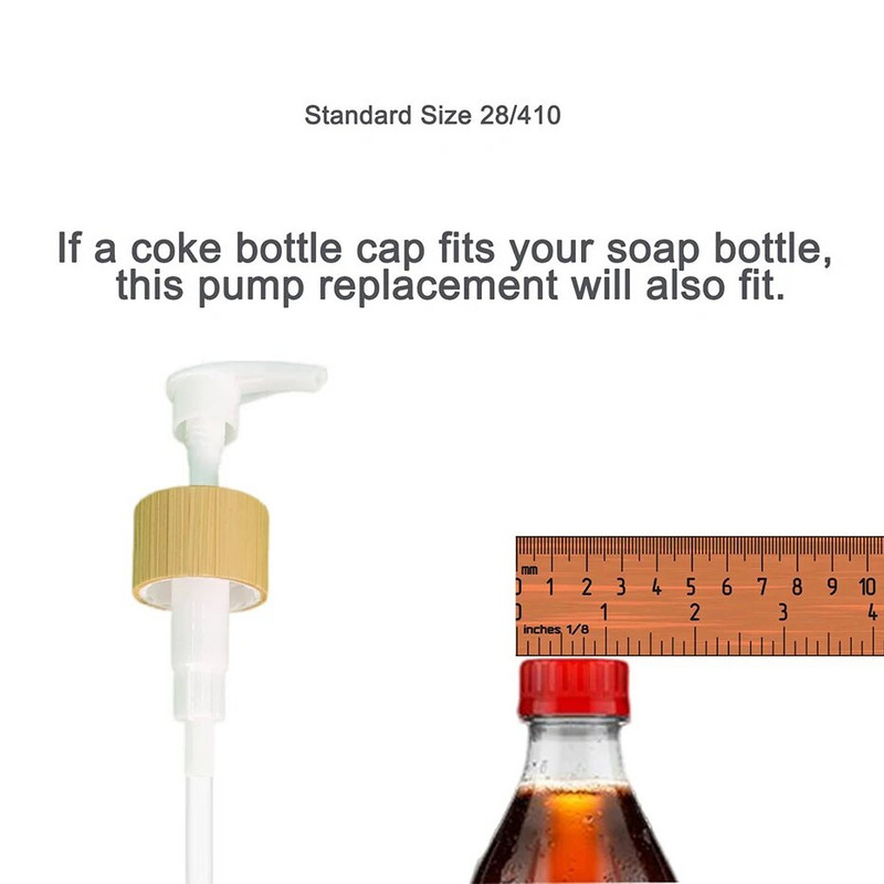 Pumpe za dozator sapuna Univerzalni prikladni dozatori 28/410 Zamjena za sapun za suđe, šampon za losione, zamjene staklenih plastičnih boca