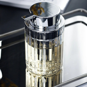 Прозрачна стъклена бутилка за лосион Бутилка за разпенване на сапун за баня Шампоан Балсам за измиване на тяло Бутилка за пълнене на баня