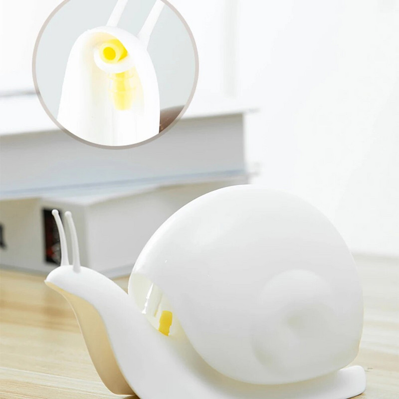 120 ml Csiga alakú adagolók Lotion sampon tusfürdő tartó Szappan adagoló Üres fürdő pumpás palack Otthoni Fürdőszoba Hordozható szappan