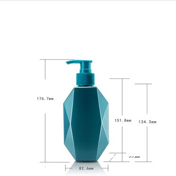 300ml PET Φορητοί διανομείς σαπουνιού Creative Shampoo Press Bottle Υγρό αφρόλουτρο που ξαναγεμίζει βάζο μπάνιου Οικιακό εργαλείο