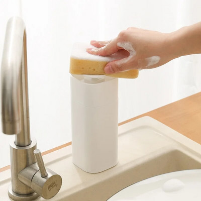 Δοχείο σαπουνιού για πάγκο νιπτήρα μπάνιου Κουζίνα Πιέζοντας Χέρια Πλύσιμο Σαπουνιού Δοχείο αποθήκευσης Μπουκάλι καλλυντικών σαμπουάν