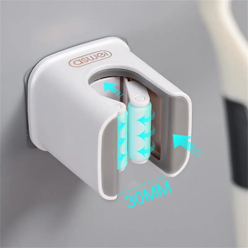 Držač za krpe Samoljepljivi stalak za metle Zidni nosač za krpe Četka za metenje Kuka za pohranu Organizator Kupaonski kuhinjski pribor