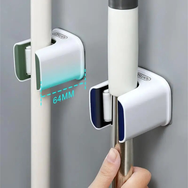 Držač za krpe Samoljepljivi stalak za metle Zidni nosač za krpe Četka za metenje Kuka za pohranu Organizator Kupaonski kuhinjski pribor