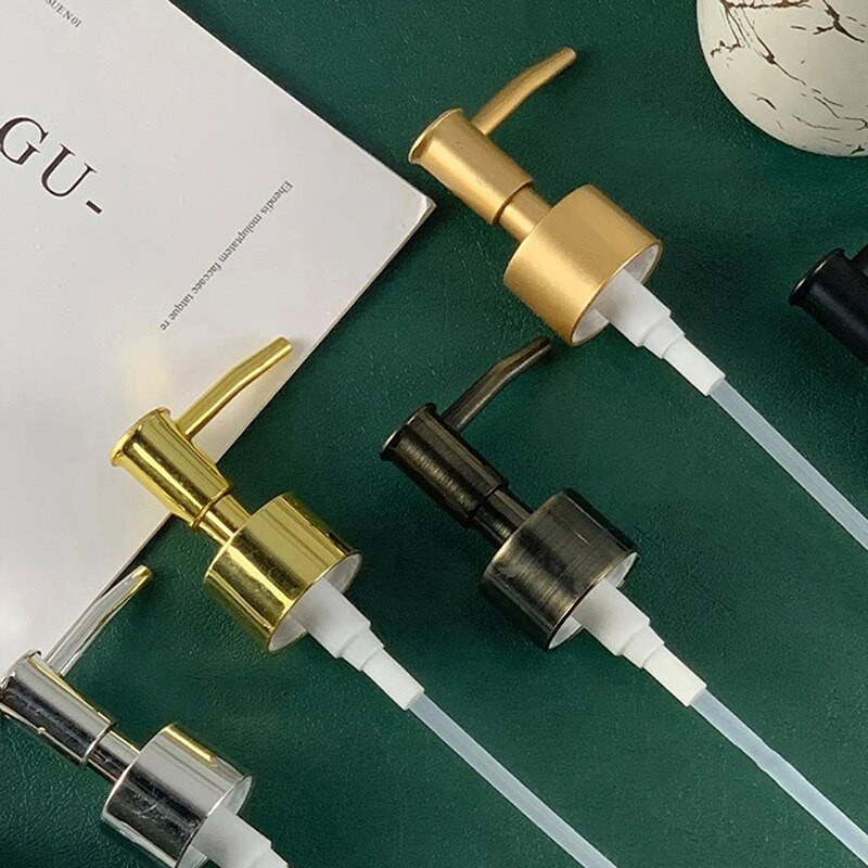 „Pasidaryk pats“ muilo siurblio skysto losjono dozatoriaus pakaitinis galvutės stiklainio vamzdelis 28 sriegių standartinis siurblio dangtelio dangtelis skysto muilo dozatorius