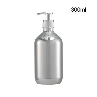 300/500 ml galvanizirane plastične zlatno-srebrne boce za tekući sapun Dozatori za sapun koji se mogu puniti losioni Držač za gelove za tuširanje