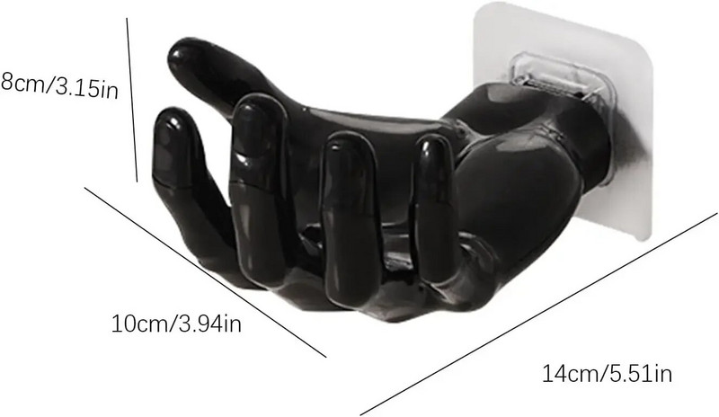 Naljakas peopesaga üles konks seebihoidja sõrme käe kujuga disain seinariide konksud vannitoa hoiuruumi kuvari riiuli sisekujundus Kodu korraldus