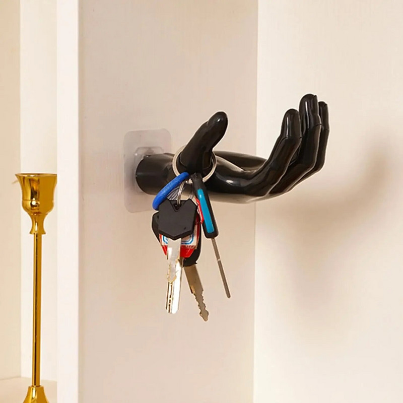 Naljakas peopesaga üles konks seebihoidja sõrme käe kujuga disain seinariide konksud vannitoa hoiuruumi kuvari riiuli sisekujundus Kodu korraldus