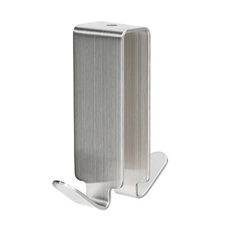 1 kom Kuka Srebrne zidne kuke od nehrđajućeg čelika Kuka Kupaonska tuš Kuka za ručnik Kuka za staklena vrata Držač vješalica