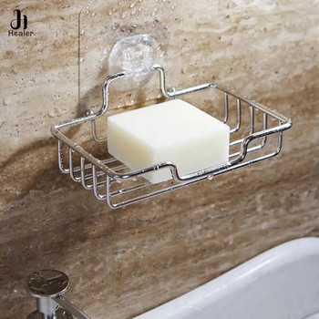 Стенен държач за сапун от неръждаема стомана Гъба за баня Съд Рафт за душ Рафт за съхранение Домашна скоба Аксесоари