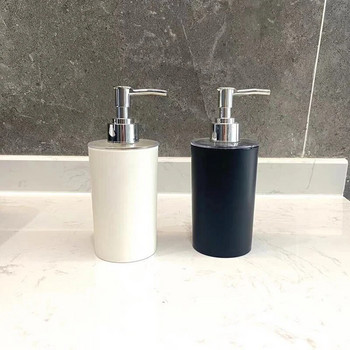 Пластмасов дозатор за сапун от 320 мл, плътен цвят, дозатори за течен сапун за баня, кухня, бутилка за съхранение на лосион, декорация на дома