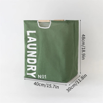 Sklopiva košara za rublje Pamučna korpa za prljavu odjeću Igračke Organizator za pohranu sitnica Vodootporna uska kanta Košare za pohranu Torbica