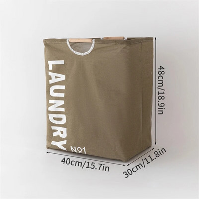Sklopiva košara za rublje Pamučna korpa za prljavu odjeću Igračke Organizator za pohranu sitnica Vodootporna uska kanta Košare za pohranu Torbica
